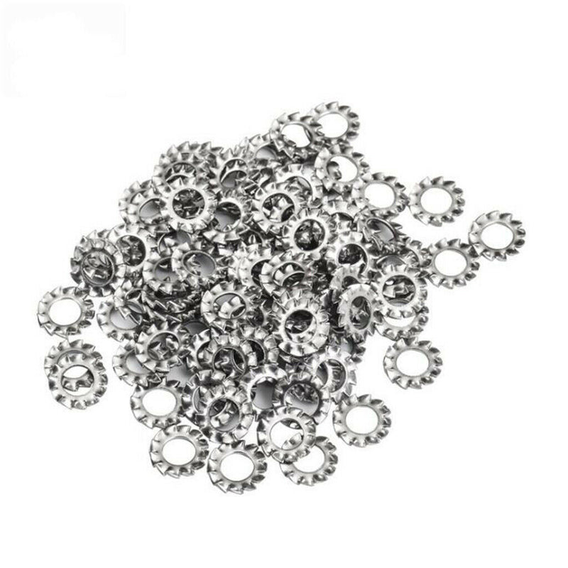 Stainless Steel External Tooth Star Lock Washer Qty 700 M3 M4 M5 M6 M8