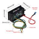 Unversal Motorcycle Car Oil scale meter LED Oil Fuel level Gauge Indicator 12V