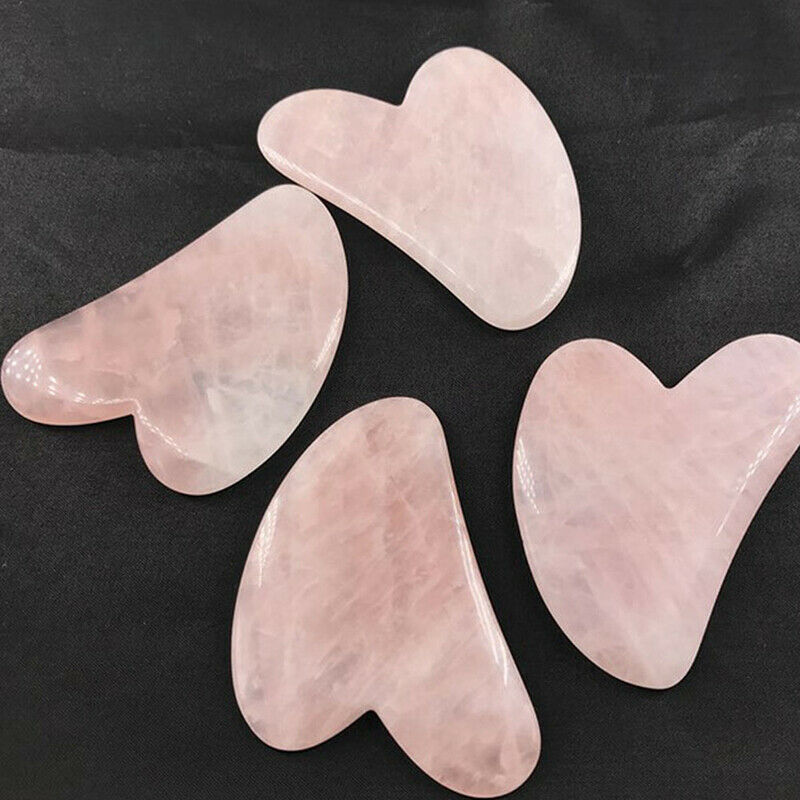 1PC Natural Quartz Jade Guasha Board Scraper Tools Board Massager Tool RelaSEAU