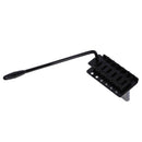 Black Electric Guitar Tremolo Bridge With Bar New 1 Set 6 Strings Parts  K1B