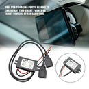12V to 5V 3A USB Power Adapter Converter Cable Connector Car Charger Phone H2W1