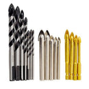 Masonry Drill Bit, 16Pcs Tungsten Hard Alloy Tile Drill Bits Set Installer