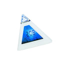 LED Pyramid 7 Colour Changing Digital Clock with Date Alarm & Temperature