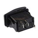 12V 20A Orange LED Light 3-Pin Rocker Switch Waterproof For Cars Boats Truck