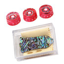 3x Electric Guitar Speed Volume Tone Control Knobs + Truss Rod Shell Cover