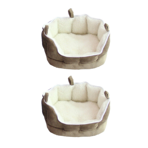 2Pcs Pet Puppy Mice Chinchilla Hamster Guinea Pig Bed Nest Warm Cave House