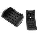 Chrome Pedal Pads Covers 2pcs Accelerator Brake Pedal Pads Covers Fit for VW