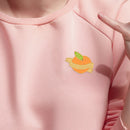 Cartoon Peach Fruit Brooch Women Men Enamel Badges Clothes Collar Lapel Pin