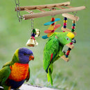 Funny Wooden Pet Birds Ladder Toys Parrots Climbing Ladder Chewing Swings Home