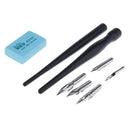 Comic Fountain Pen Dip Pen Black Drawing Pen Kit for Artist Hand Drawing