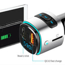Bluetooth Car Charger FM Transmitter Hands-free BT4.2 MP3 Player Car Kit
