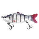 Fishing Lure 6 Segment Lifelike Fish Hooks Baits Swimbait Fishing Lures