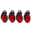 4Pcs Moto Bike Car Tire Wheel Valve Cap Dust cover for Universal Car Decorati`3C