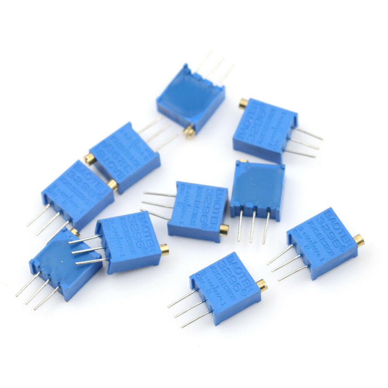 10pcs Blue 103 10K ohm 3296W Trim Pot Trimmer Potentiomet Ew