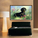 5D Black Dog Diamond Painting Embroidery DIY Cross Stitch Home Decor Gifts