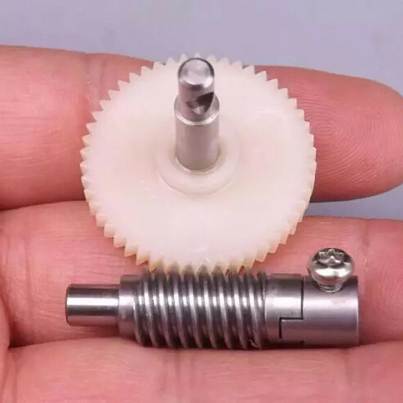 Metal Worm Wheel  Plastic Gear Reducer Reduction Gearset for DIY AccessoriesSEAU