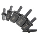 6PCS Tube Pipe Expander Support Drill Bit Set for Air Conditioner Conditioning