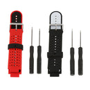 2xSilicone Watch Band Strap w/Tool for Garmin Forerunner 220 230 235 620 630