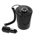 Cup Car Phone Charger 2 USB Bluetooth Handsfree MP3 FM Transmitter Receiver