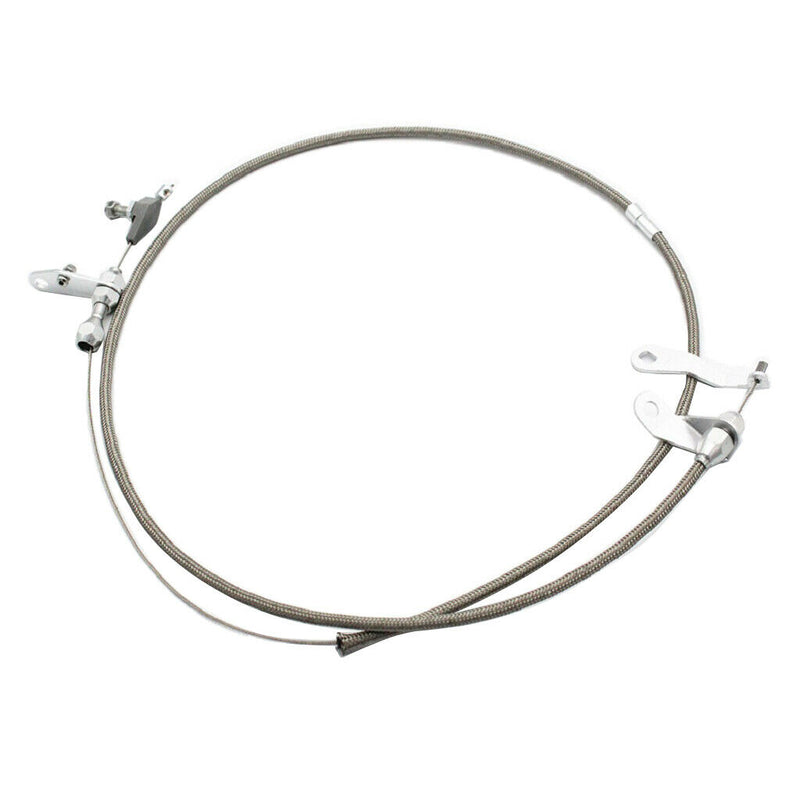 Stainless Braided Kickdown Cable Detent for Ford C4 Transmission, Easy to