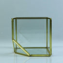 Geometric Glass Flower Pot DIY Terrarium Container Tealight Candle Holder