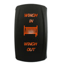 12V 20A Car Bar ARB Carling 7-Pin Push Rocker Toggle Switch Orange LED Light