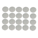 20pcs Stainless Steel Flat Round Circle Blank Coin Drop Stamping Charms 8mm