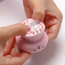 Jellyfish Shaped Silicone Face Cleanser Powder Puff Brush Facial Cleaner Brush