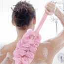 New.Shower Scrubber Loofah Sponge Bath Body Back Brush with Long