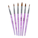 Professional Lots 6 PCS Acrylic Nail Art Pen Brush Painting Dotting Tool Fa