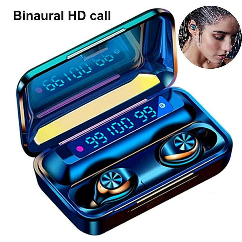 Wireless Earbuds Stereo Headphone 5.0 Noise Canceling Waterproof Headset 2020