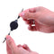 3.5mm Cable aux retractable auxiliary cord for car MP3 black 3C