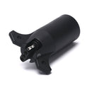 7 Way Round to 4 Pin Flat Blade Trailer Connector Plug Light Adapter RV Boat .