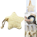 Pentagram Natural Loofah Bath Body Shower Sponge Scrubber Pad Goods Househo X7U2