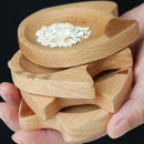 2Pcs Wooden Dishes Plates Kids Cute Handmade Tray Sushi Snack Fruit Sauce D
