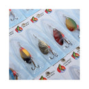 30 X Metal Mixed Spinners Fishing Lure Pike Salmon Baits Bass Trout Fish Ho