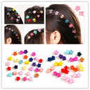 30 PCS MINI Colorful Kids Girl Claw Hair Clips Flower Hairpins Hair Accessory