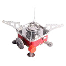 Stainless Steel Foldable Square Cooking Stove Outdoor Camping BBQ Combustor