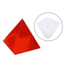 White Silicone Mold Crystal Epoxy Pyramid Silicone Mould Crystal Drops Mold