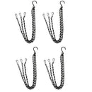 12Pcs Heavy Duty Flower Pot Basket Hanging Chains Hanger Hooks For Fence
