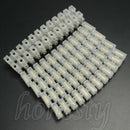 10PCS Dual Row 12 Positions Screw Terminal Electric Barrier Strip Block 380V 10A