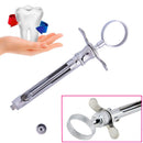 Stainless Steel Dental Aspirating Syringe Dentist Surgical Instruments 1.8ML LJ