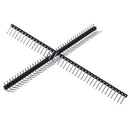 10PCS 40Pin 2.54mm Single Row Right Angle Male Pin Header Strip for Arduino B4E8
