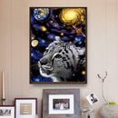 Starry Leopard 5D Full Drill Diamond Painting Embroidery DIY Cross Stitch