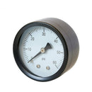 Mini Pressure Gauge For Fuel Air Oil Or Water Inch 0-60 PSI 0-4 Bar 1/4NPT QET