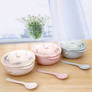 Children Kids Handle Soup Bowl Container Dish Stainless Steel Nonslip With ECM