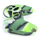Anti Slip Camo Silicone Case + 2 Thumb Grips for PS5 Controller (Green)