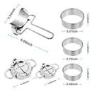 7 IN 1 Stainless Steel Dumpling Maker Mould Dough Press Pie Ravioli Making Tool