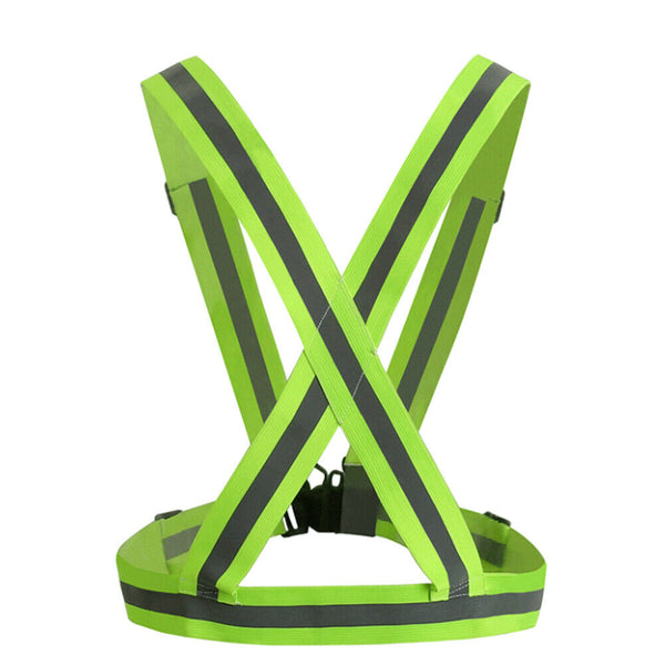 Multi Adjustable Outdoor Safety Visibility Reflective Vest Gear Stripes A#S