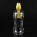 550ML Outdoor Water Bobble Hydration Filter Bottle Filtered Drinking, Yello